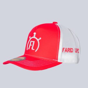 GORRA  FL ROJO - BLANCO