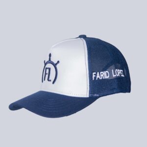 GORRA  FL BLANCO - AZUL