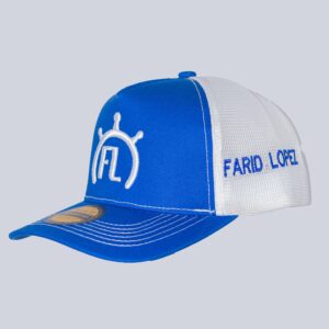GORRA  FL AZUL CLARO - BLANCO